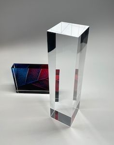 Acrylglas-Säulen transparent