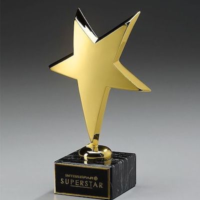 Metall-Trophäe "Rising Star Award" / Kategorie "Awards und Trophäen aus Metall"
