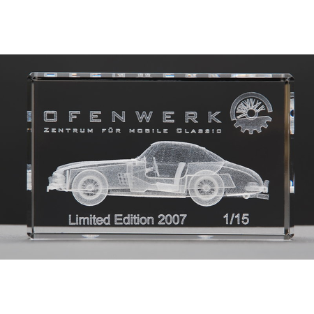 Glasinnengravur "Oldtimer Ofenwerk 2007"