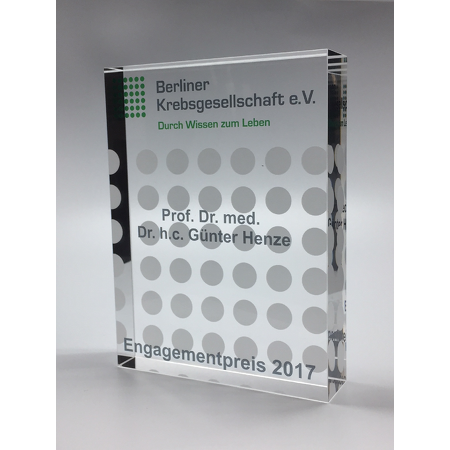 Engagementpreis "Dt. Krebsgesellschaft"
