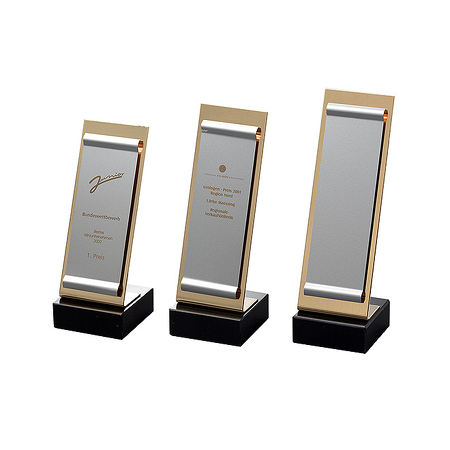 Metallic Art Trophäe silber/gold
