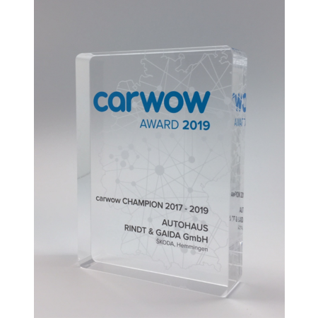 carwow Award (Umsetzung 2019 + 2020)