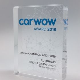 carwow Award (Umsetzung 2019 + 2020)