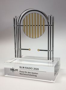 BLM-Radio Award der Bayerischen Landeszentrale für neue Medien (Umsetzung 2020 + 2021)
