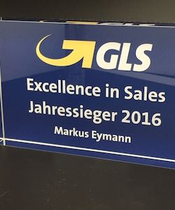 "GLS" - Jahressieger Auszeichnung