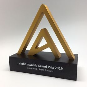  alpha awards Grand Prix - Umsetzung für unseren Kunden jährlich 2020 - 2022