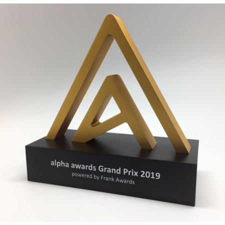 alpha awards Grand Prix - Umsetzung für unseren Kunden jährlich 2020 - 2022