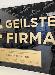 Wandzertifikat # Geilste Firma