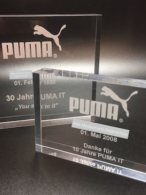Puma Jubiläumsaufsteller (Umsetzung 2008-2020)
