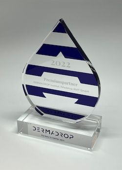 Dermadrop Premiumpartner Award (Umsetzung 2023+2024 für das Vorjahr)