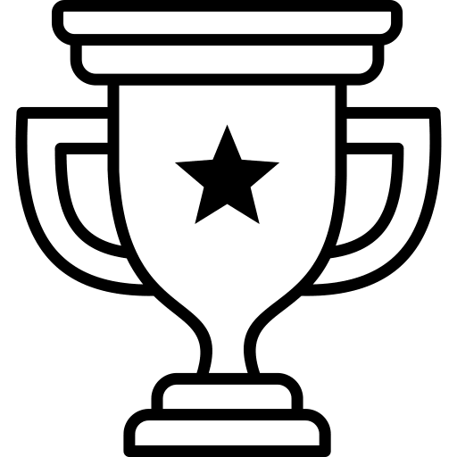 champion winner trophy icon