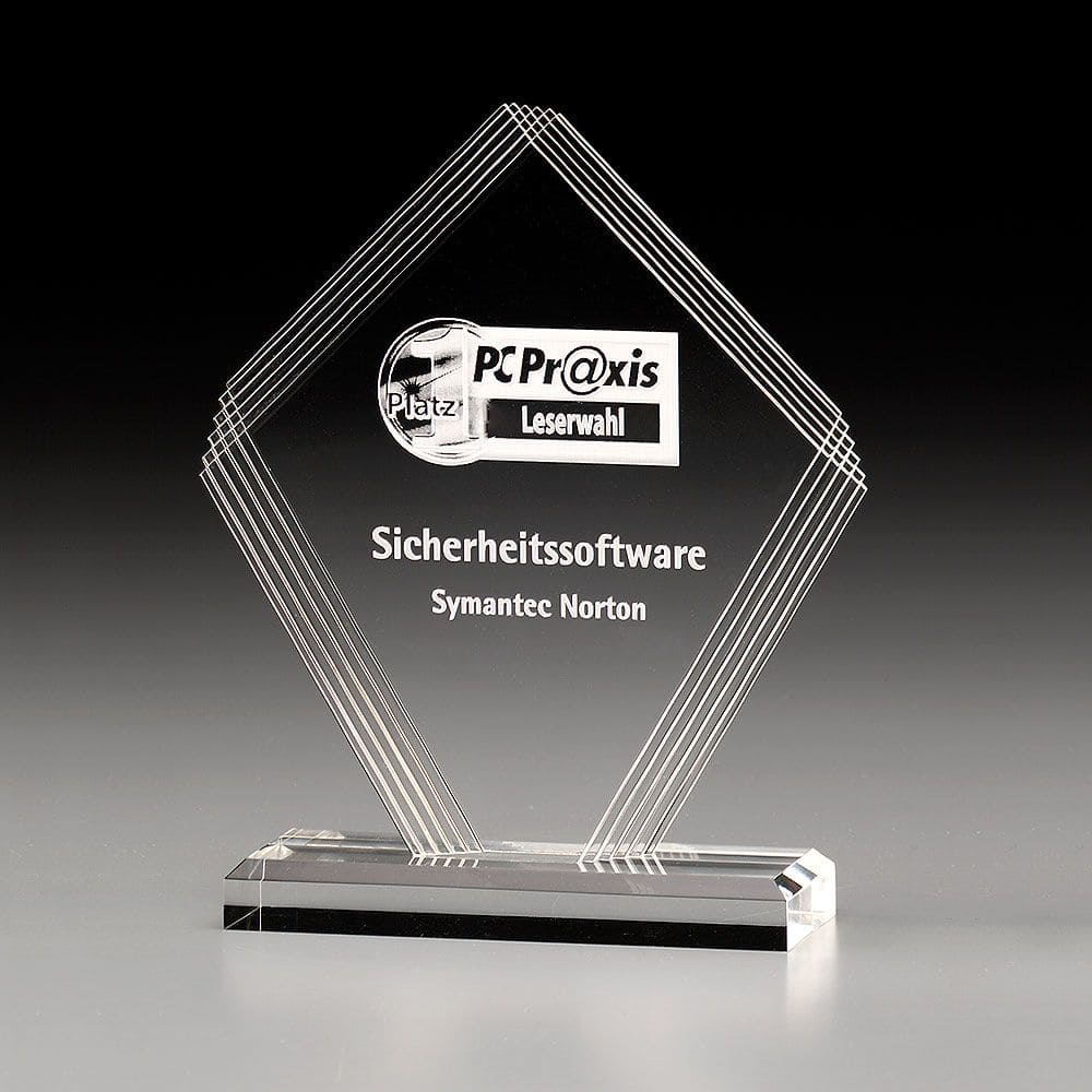 7472 Diamond Shape Award abc