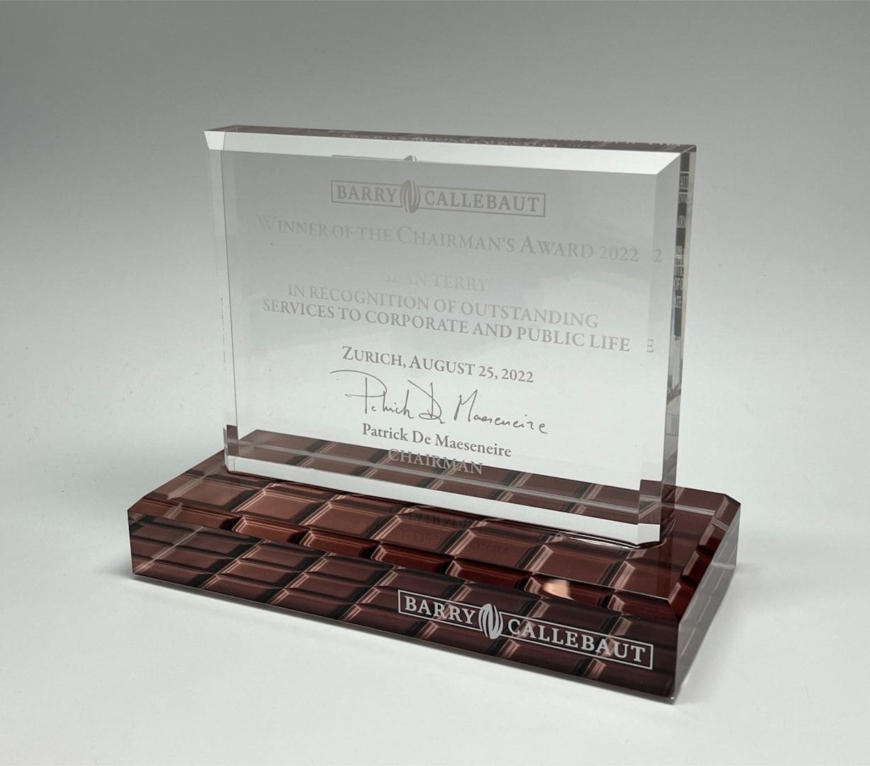 Barry Callebaut Chairman's Award