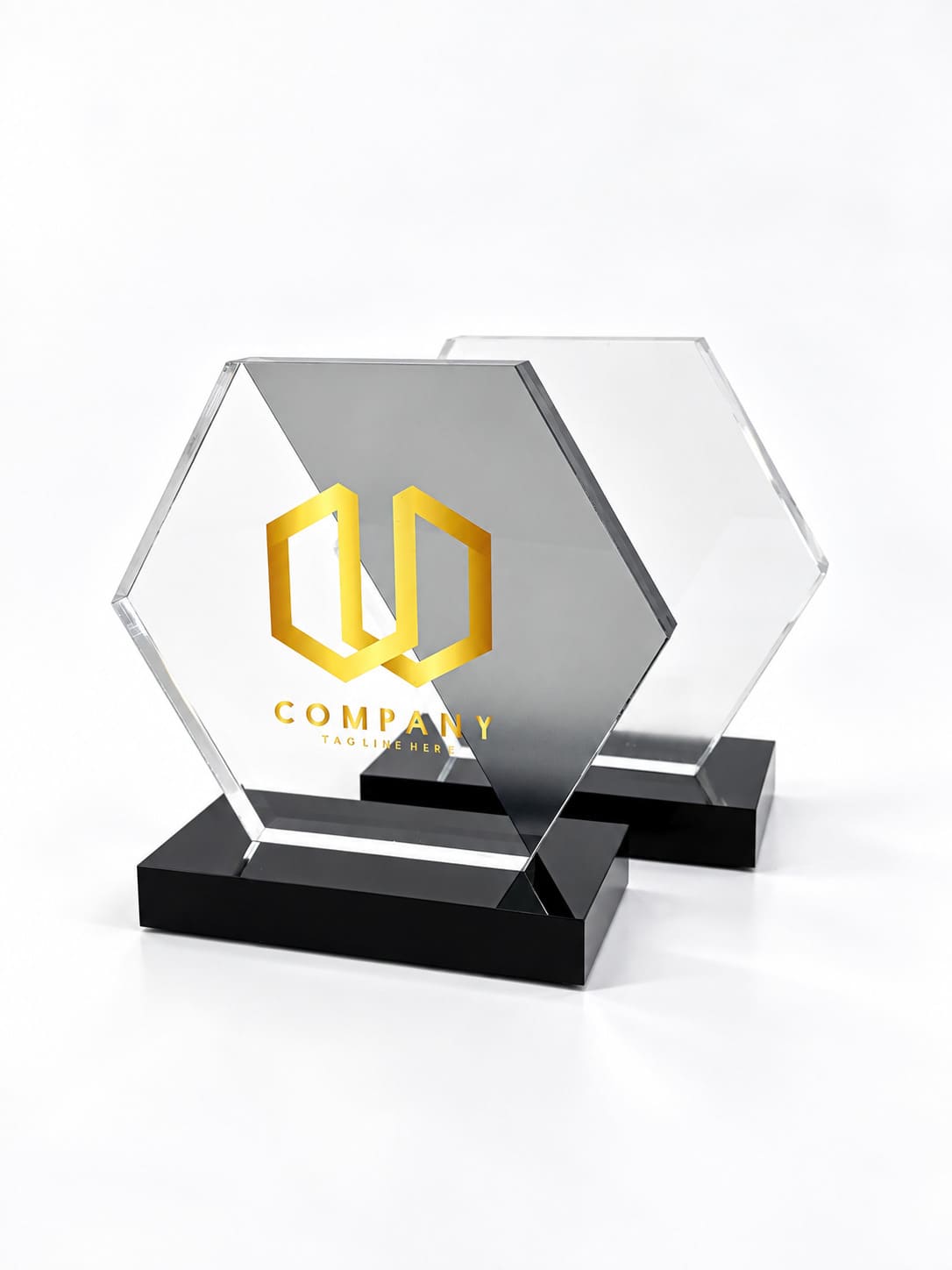 Onyx Hexagon Award 13609